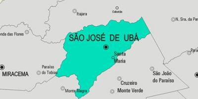 Ramani ya São José de Ubá manispaa