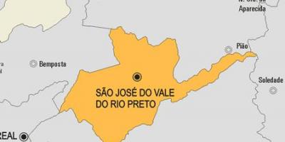 Ramani ya São José do Vale do Rio Preto manispaa