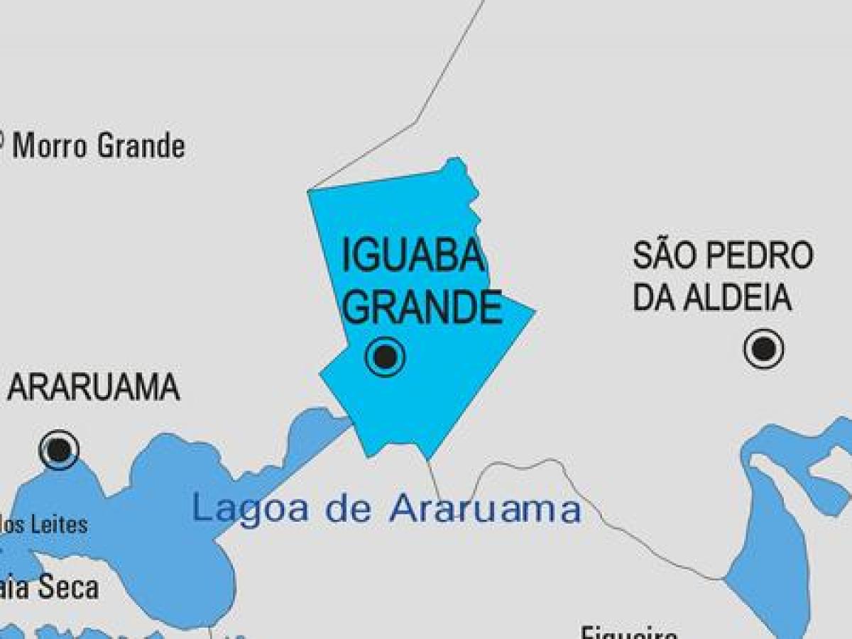 Ramani ya Iguaba Grande manispaa