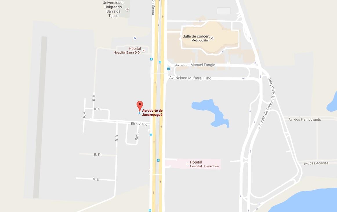Ramani ya Jacarepaguá-Roberto Marinho airport