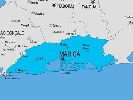 Ramani ya Maricá manispaa