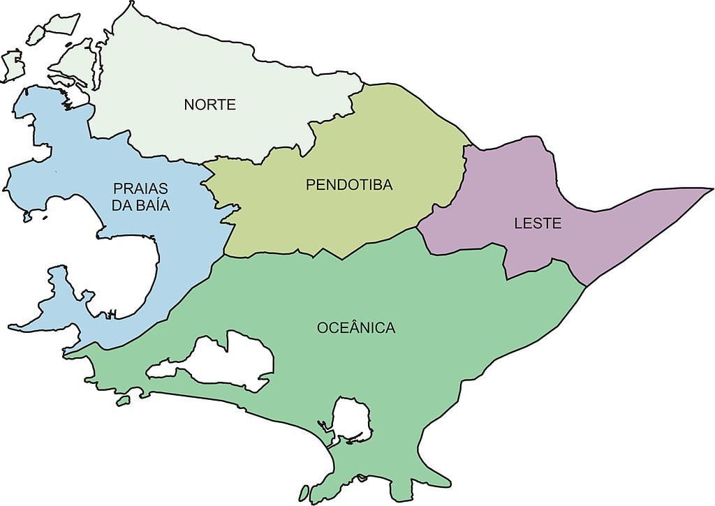 Ramani ya Mikoa Niterói