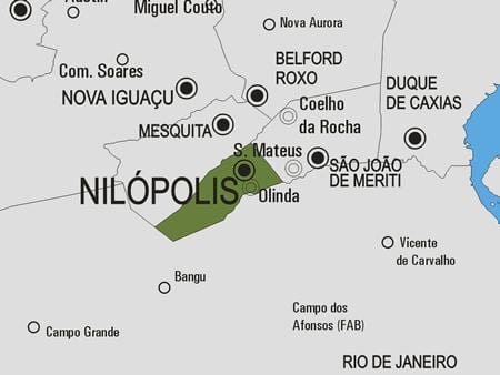Ramani ya Nilópolis manispaa