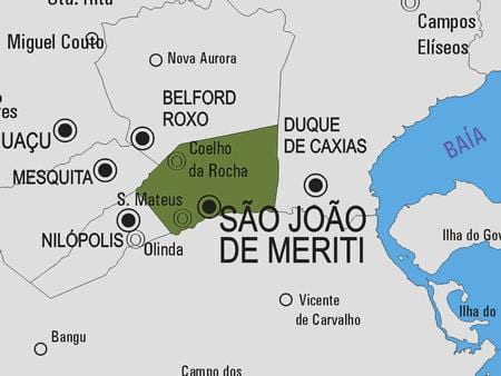 Ramani ya São João de Meriti manispaa