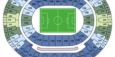 Ramani ya uwanja wa Maracanã sièges