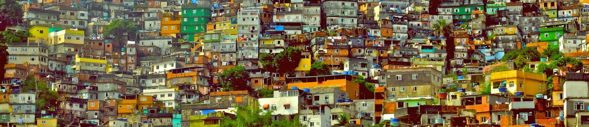 Rio de Janeiro ramani ya Favelas